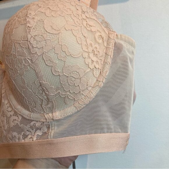 BLUSH 34D Convertible Longline Strapless Esprit Padded Underwire bra NWT - Picture 7 of 11